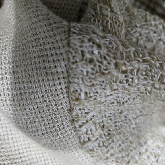 KC Spencer Column Straight Midi Dress Tan Mixed Print Checks Gingham Deadstock 8 - Picture 14 of 16